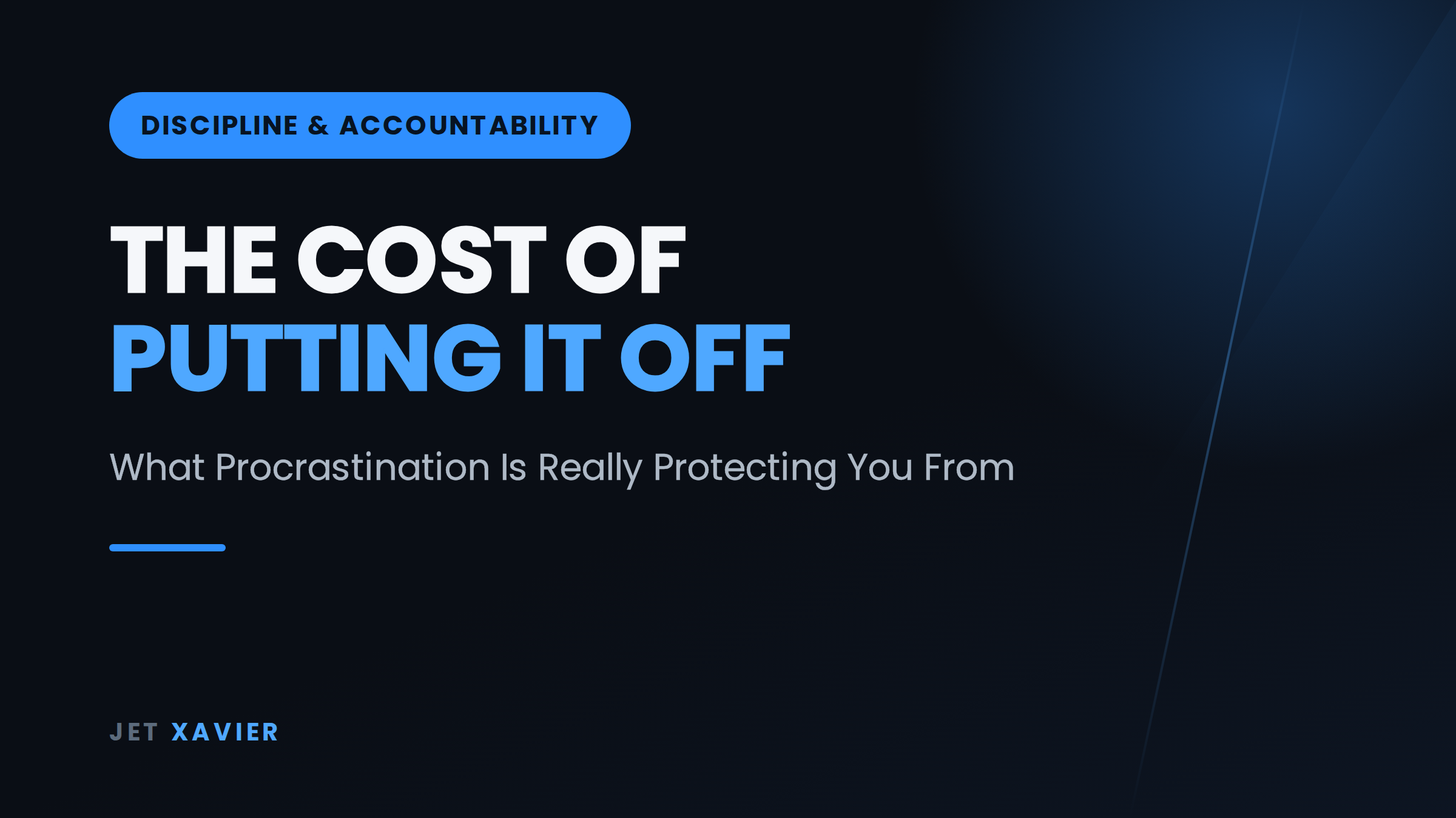 The $50,000 Cost of Putting It Off