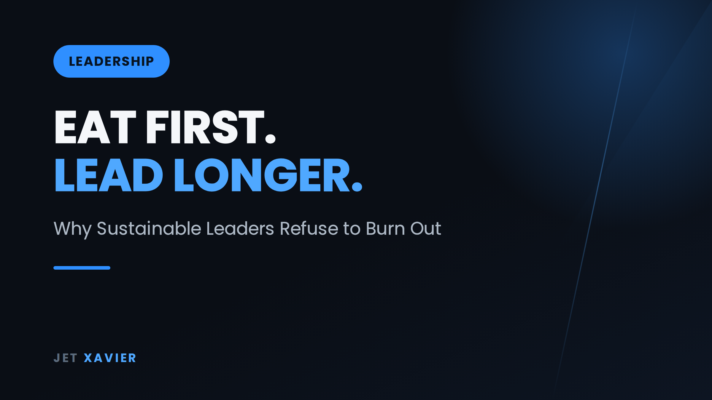 Stop Setting Yourself on Fire to Keep Your Team Warm - Jet Xavier blog tile
